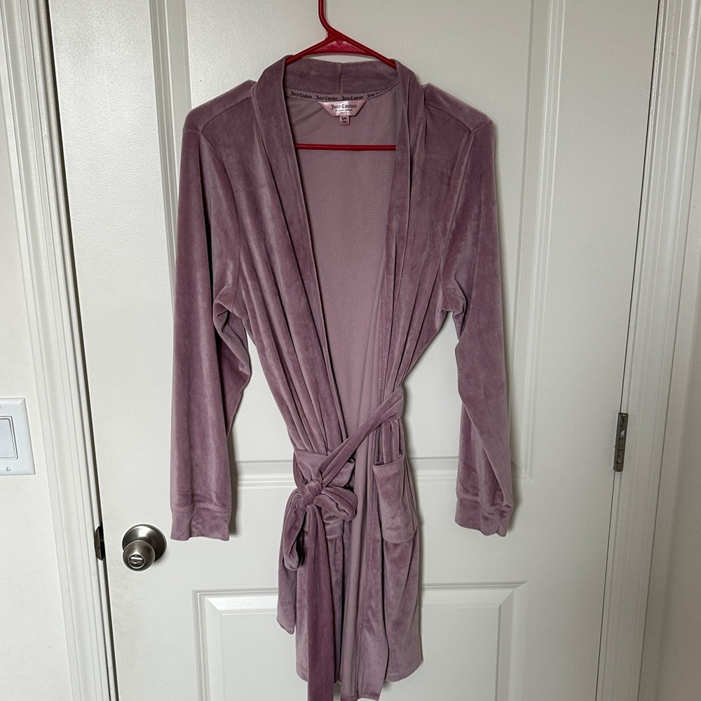 Juicy Couture Plush Lavender Robe